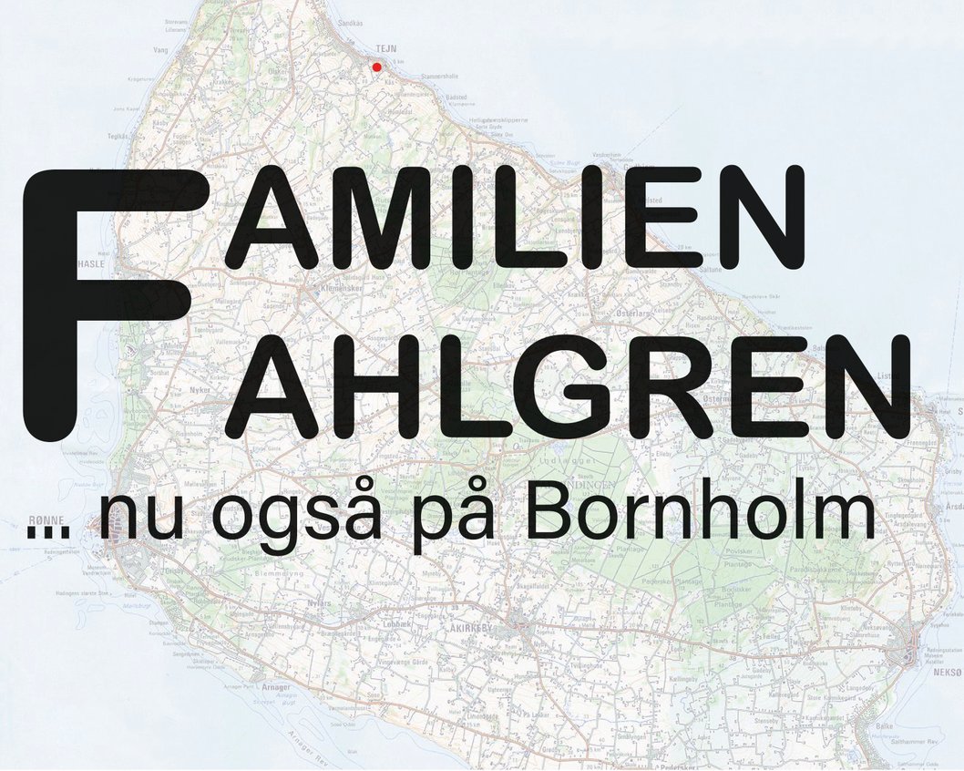 Familien Fahlgren på Bornholm